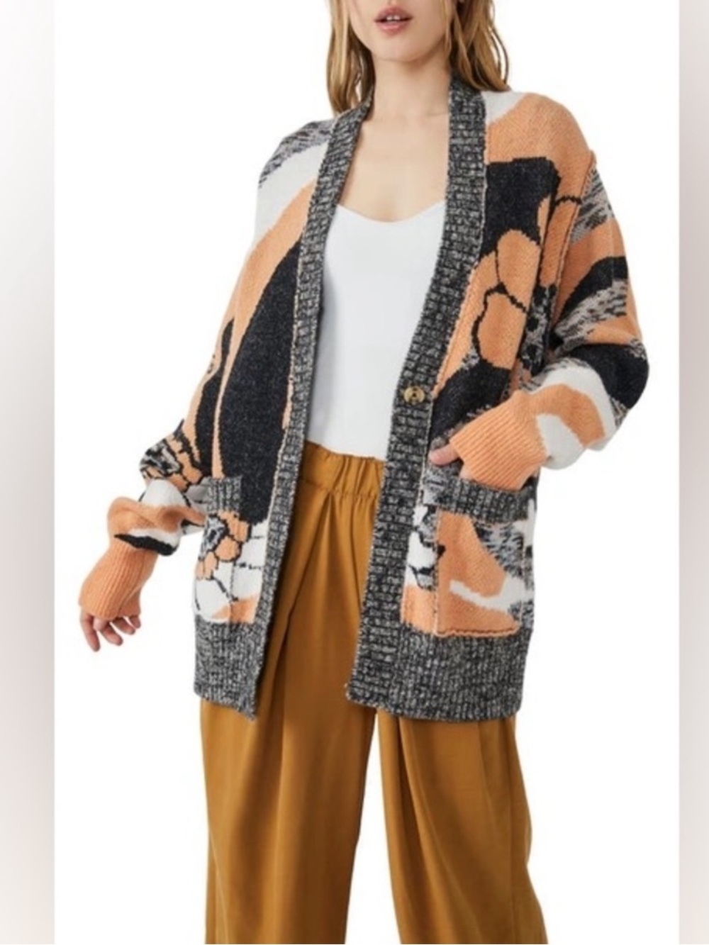 NWT! FP Free People August Cardi Sz Small - Picture 4 of 4